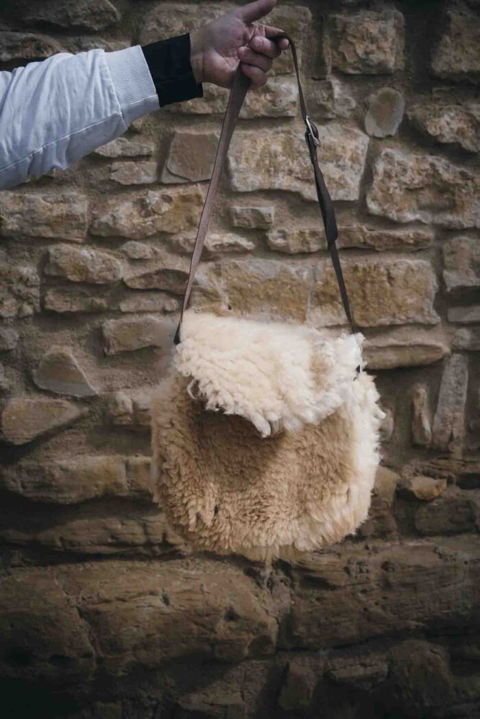 Bolso de pell amb nansa llarga - Imatge 2
