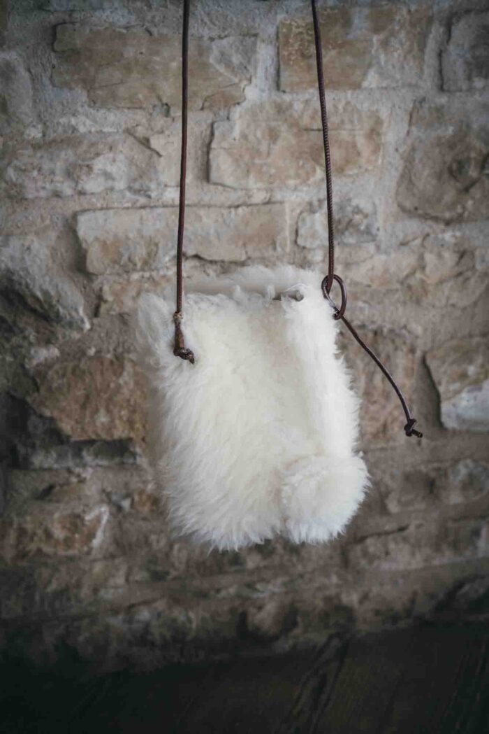 Bolso de pell petit amb nansa llarga